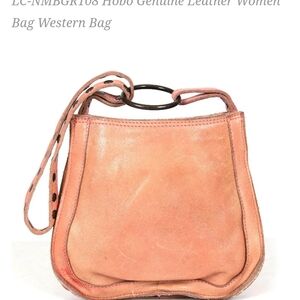 American Darling Soft Pink Leather Hobo Bag